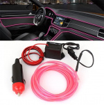 Joustava universaali LED-nauha 2m, vaaleanpunainen