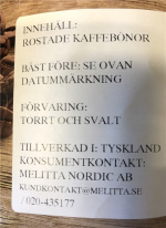 Melitta, Bella Crema Espresso kokonaiset kahvipavut Melitta, Bella Crema Espresso kokonaiset kahvipavut