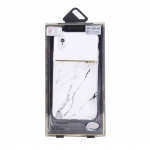 Pehmeä TPU-kotelo iPhone X/XS, valkoinen marmori