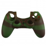 Silikonikahva käsiohjaimelle, Playstation 4, Camouflage Green, Ruskea