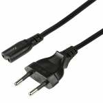 LogiLink Apparatkabel Euro - C7 Svart 3