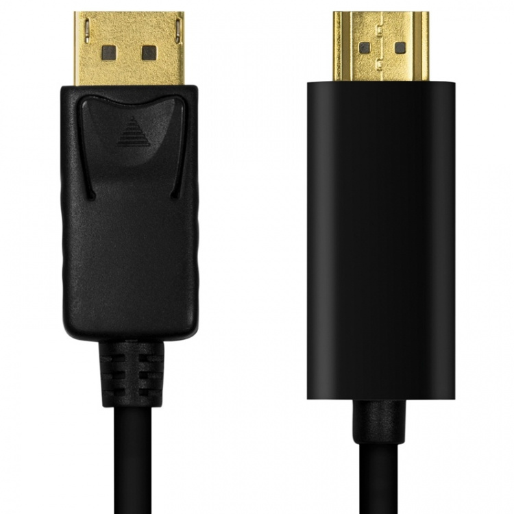 LogiLink DisplayPort 1.2 -> HDMI 1.4 4K 2m Musta