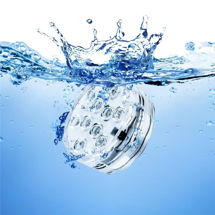 LED-kynttilä porealtaaseen, uima-altaaseen, kylpyammeeseen. Vedenpitävä, vesikynttilä