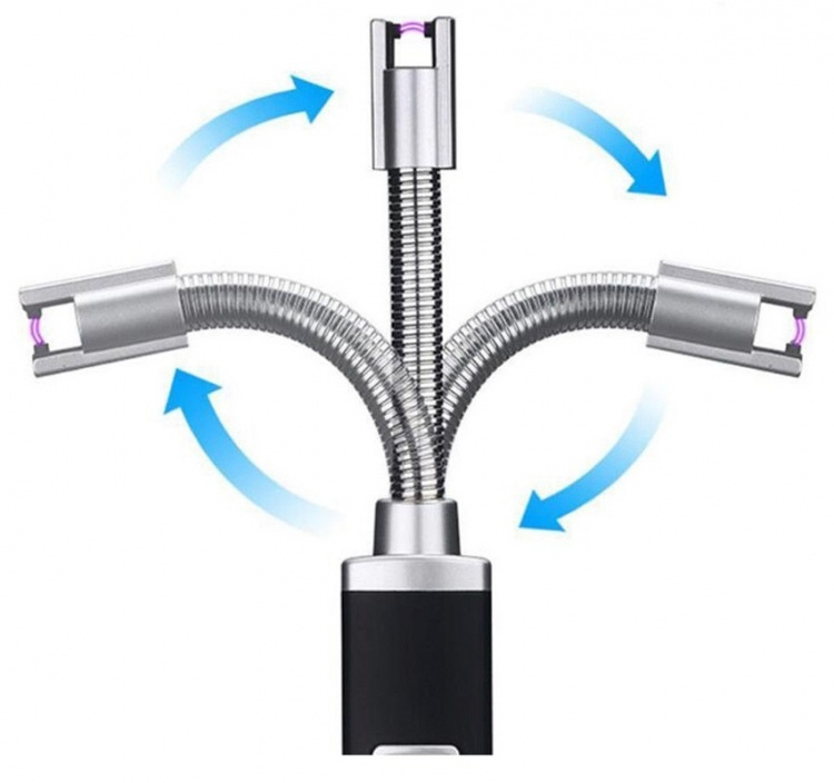 USB Sytytin Pitkä - Musta