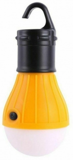 Paristokäyttöinen retkeilyvalo koukulla