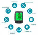 Vedenpitävä pyöräilytietokone