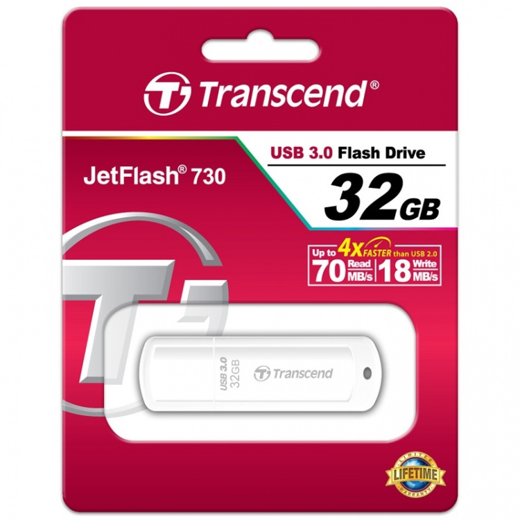 Transcend USB 3.0-minne J.Flash730 32GB (TS32GJF730) Transcend USB 3.0-minne J.Flash730 32GB (TS32GJF730)
