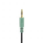 DELTACO kuulokkeet, suljetut, äänenvoim. säädin, 2,5m kaapeli, musta DELTACO kuulokkeet, suljetut, äänenvoim. säädin, 2,5m kaapeli, musta