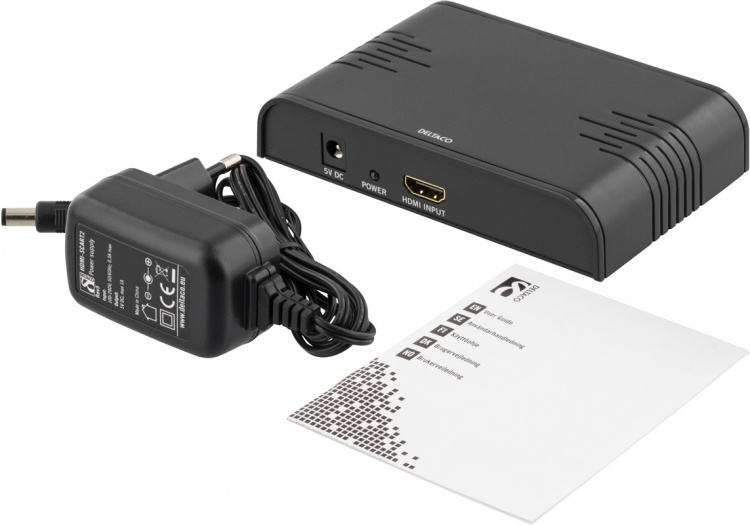 Signaalinmuunnin HDMI Standardi 19-pin na - SCART, PAL, musta Signaalinmuunnin HDMI Standardi 19-pin na - SCART, PAL, musta