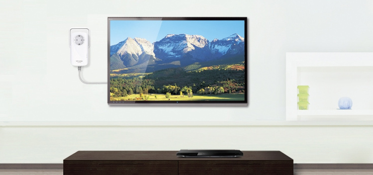 TP-Link AV1200 Gigabite Passthrough Powerline Starter Kit