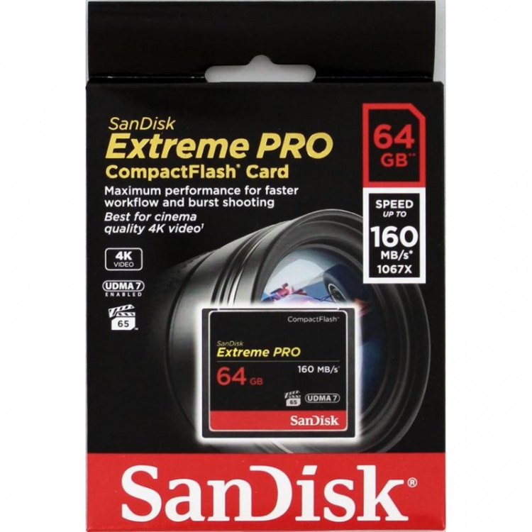SANDISK CF Extreme Pro 64 GB 160MB/s UDMA7