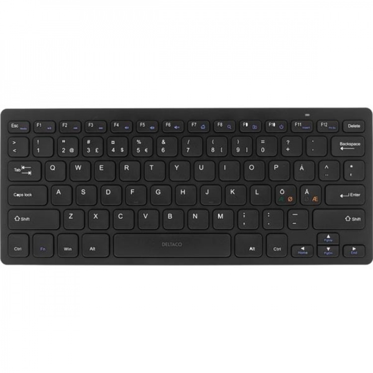 DELTACO langaton mininäppäimistö, hiljaiset näpp, 10m DELTACO langaton mininäppäimistö, hiljaiset näpp, 10m