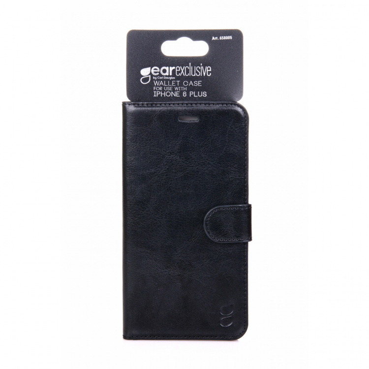 Gear Lompakko iPhone 6 Plus Exclusive Musta