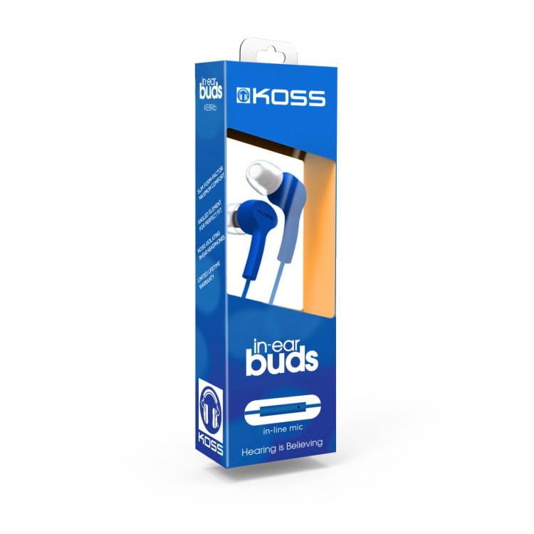 Koss Kuuloke KEB9i In-Ear Mic Blue