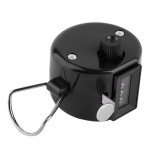 Käsilaskin nelinumeroisella laskentajärjestelmällä, musta