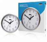 Balance Radio-ohjattava Seinäkello 30 cm Analoginen Hopea/Valkoinen