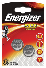Energizer Litiumnappiparisto CR2450 | 3 V DC | 620 mAh | 2 - Läpipainopakkaus | Hopea Energizer Litiumnappiparisto CR2450 | 3 V DC | 620 mAh | 2 - Läpipainopakkaus | Hopea
