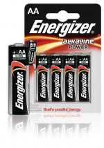 Energizer Alkaliparisto AA | 1.5 V DC | 4 - Läpipainopakkaus Energizer Alkaliparisto AA | 1.5 V DC | 4 - Läpipainopakkaus