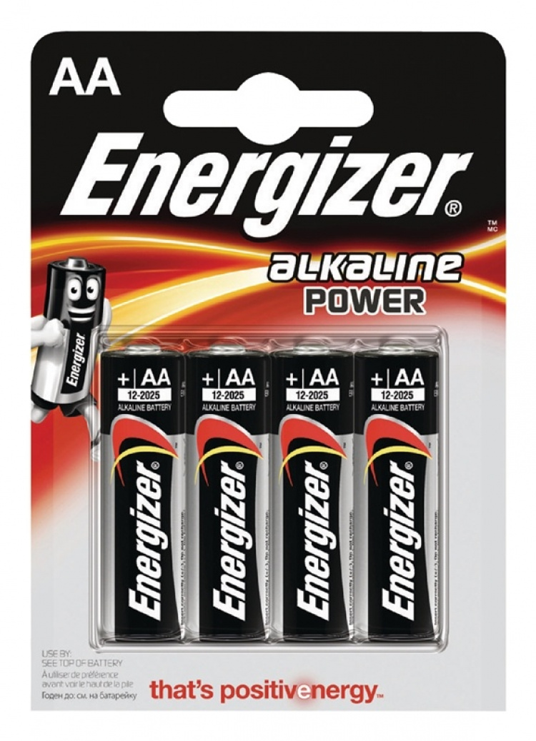 Energizer Alkaliparisto AA | 1.5 V DC | 4 - Läpipainopakkaus Energizer Alkaliparisto AA | 1.5 V DC | 4 - Läpipainopakkaus
