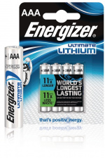 Energizer Litium Paristo AAA | 1.5 V DC | 1250 mAh | 4 - Läpipainopakkaus | Hopea Energizer Litium Paristo AAA | 1.5 V DC | 1250 mAh | 4 - Läpipainopakkaus | Hopea