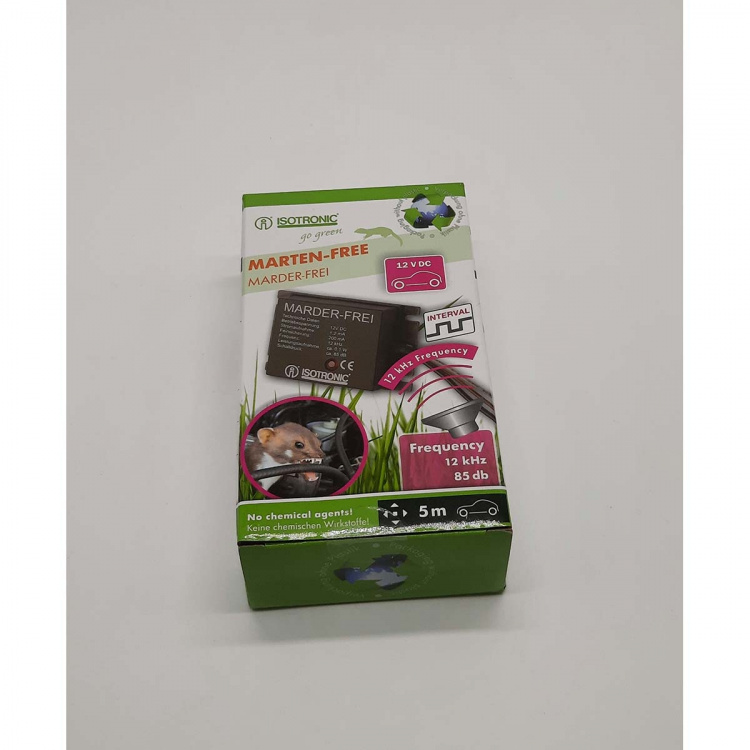 ISOTRONIC Näädänkarkotin Laite 12 kHz Ulkokäyttöön 12 V