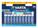 Varta Alkaliparisto AA | 1.5 V DC | 12 - Läpipainopakkaus