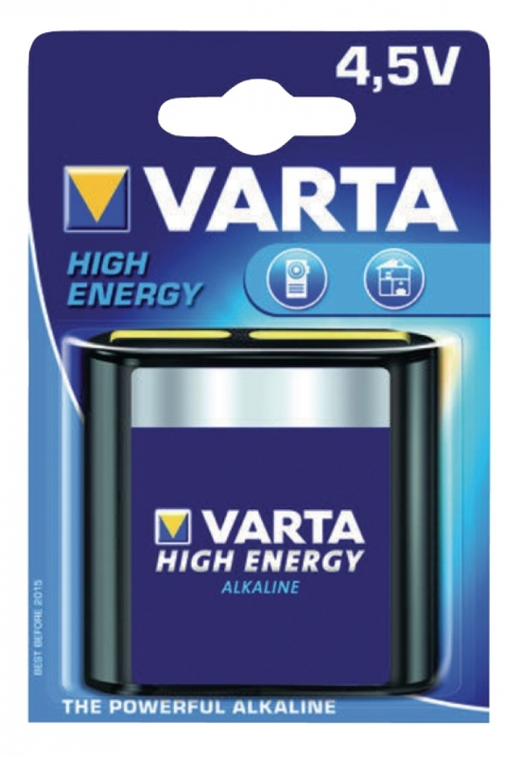 Varta Alkaliparisto 3LR12 | 4.5 V | 6100 mAh | 1 - Läpipainopakkaus Varta Alkaliparisto 3LR12 | 4.5 V | 6100 mAh | 1 - Läpipainopakkaus