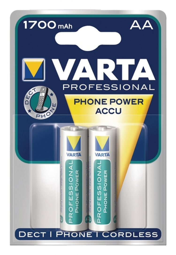 Varta Ladattava Ni-MH-Akku AA | 1.2 V DC | 1600 mAh | 2-Blister-kortti