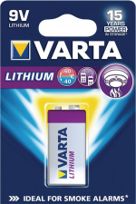 Varta Litium Paristo 9V | 1200 mAh | 1 - Läpipainopakkaus