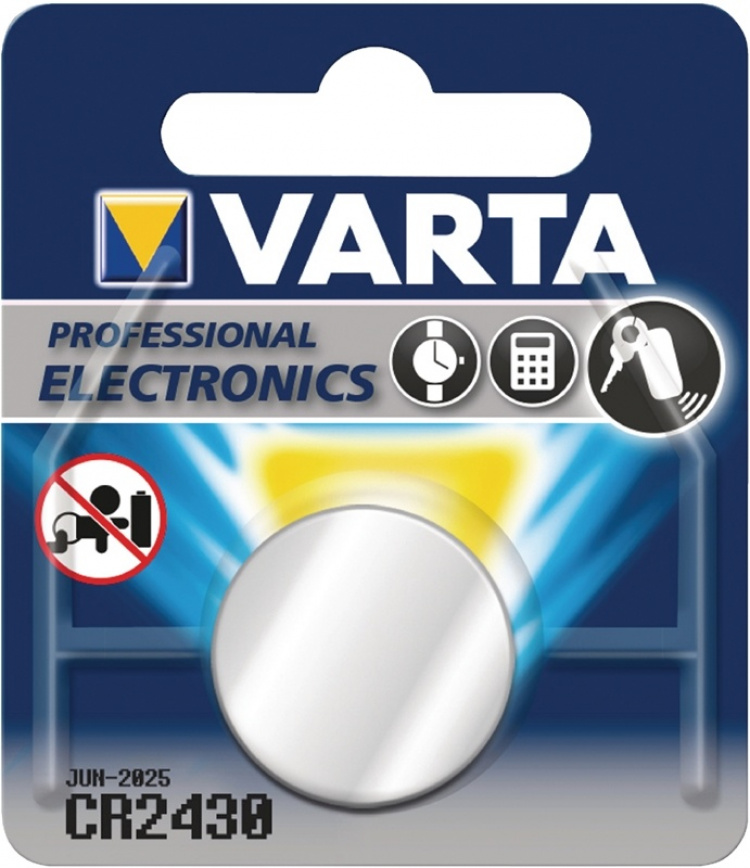 Varta CR2430 -paristo, 3 V, lithium