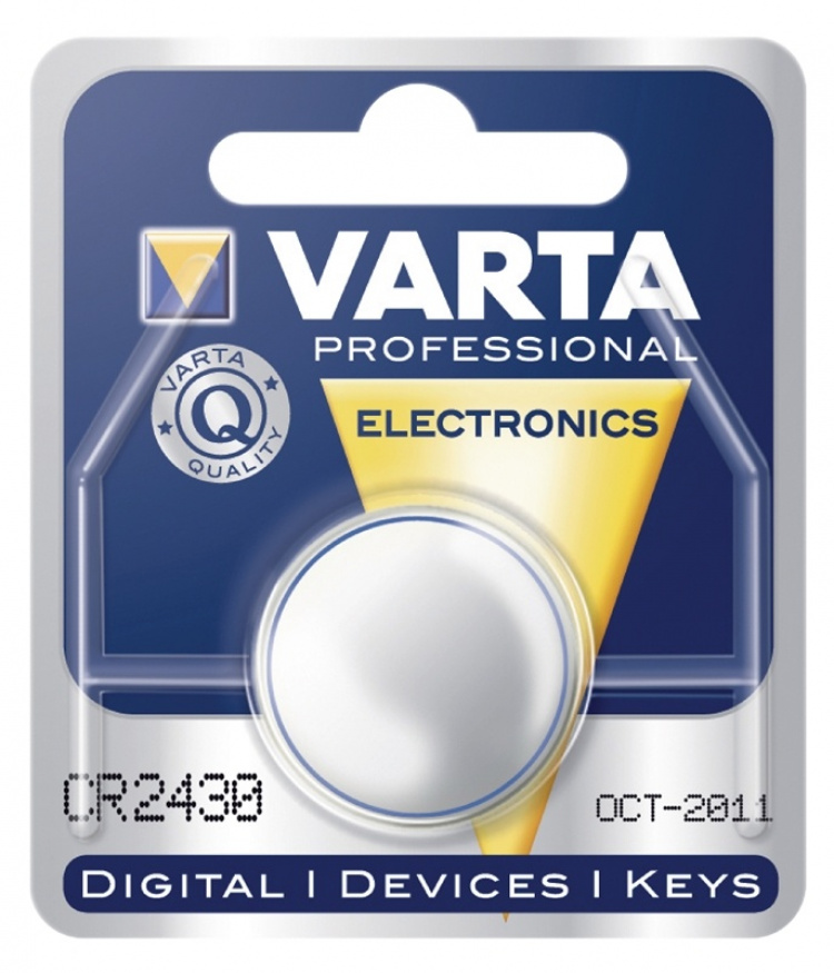 Varta CR2430 -paristo, 3 V, lithium