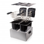 Tristar Fritös Dubbel Rostfri 2 X 3l Tristar Fritös Dubbel Rostfri 2 X 3l