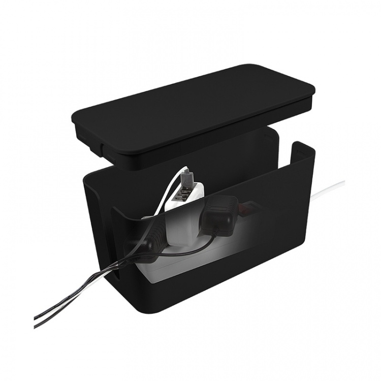 LogiLink Cable box - Kabelgömma S Svart LogiLink Cable box - Kabelgömma S Svart