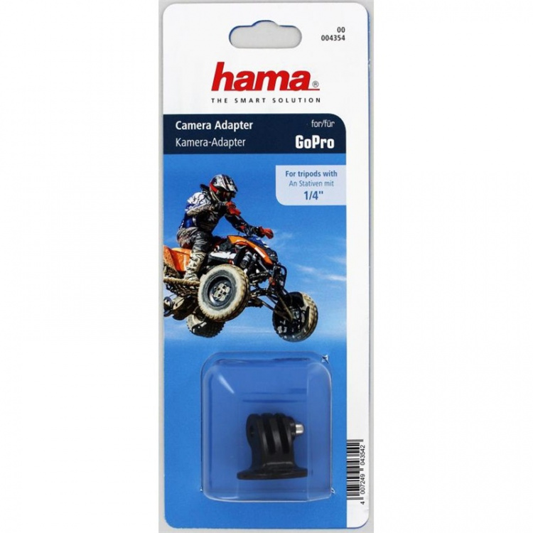 HAMA GoPro Sovitin Jalusta Jalustakiinnike 1/4