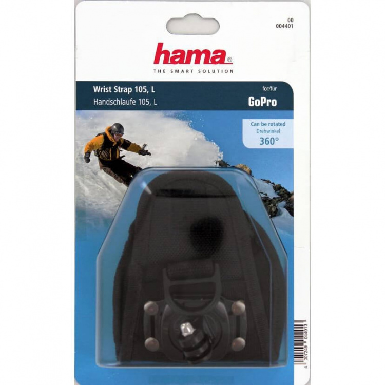 Hama GoPro Rannekannatin 105 360°