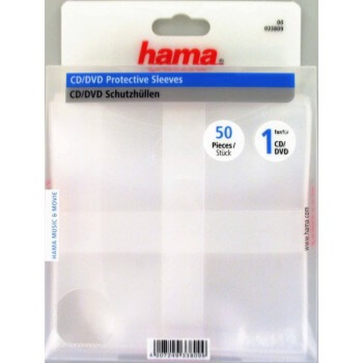 Hama CD/DVD PP-SLE.50-PACK TP