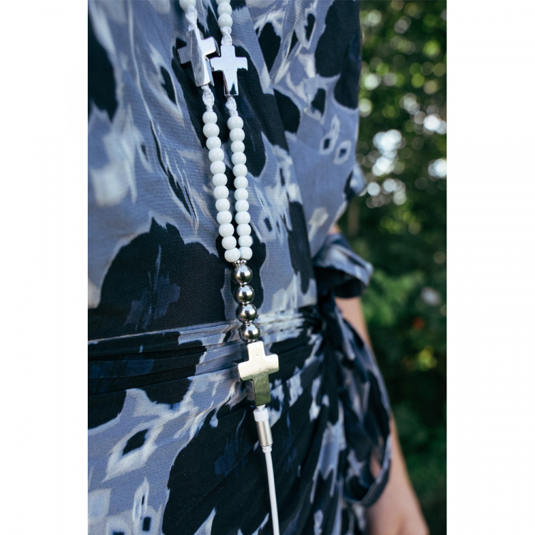 GEAR BY RBS Kuuloke HV-B In-Ear Mic, Valkoinen