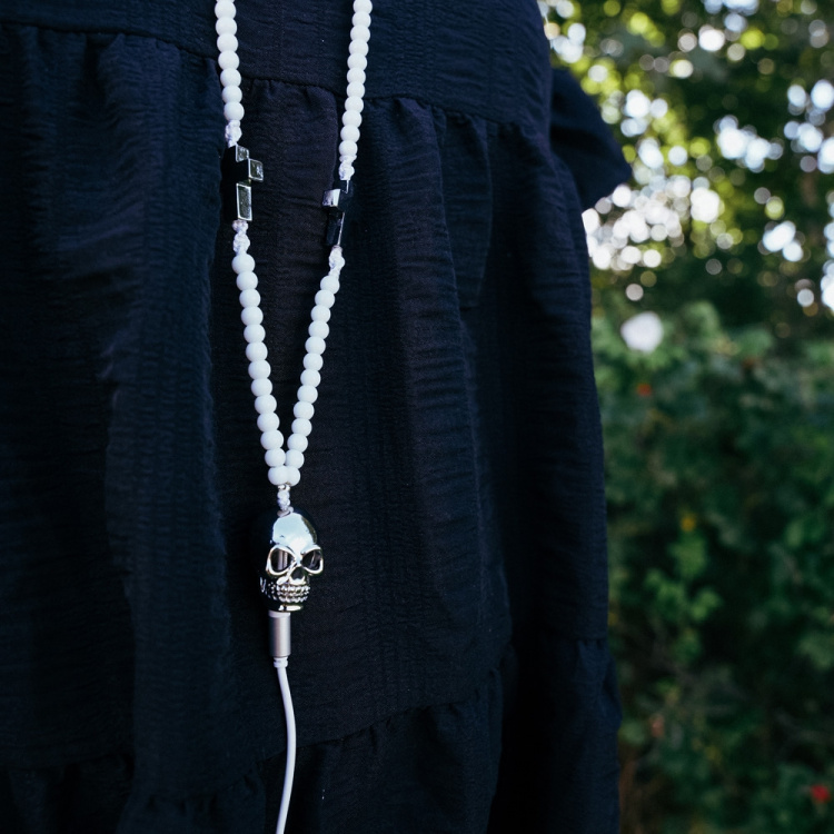 GEAR BY RBS Kuuloke HV-F In-Ear Mic, Valkoinen