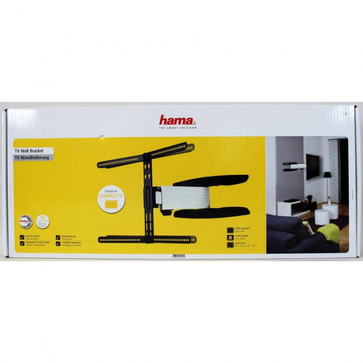 Hama TV Kiinnike Fullmotion XL Curved 1arm 65