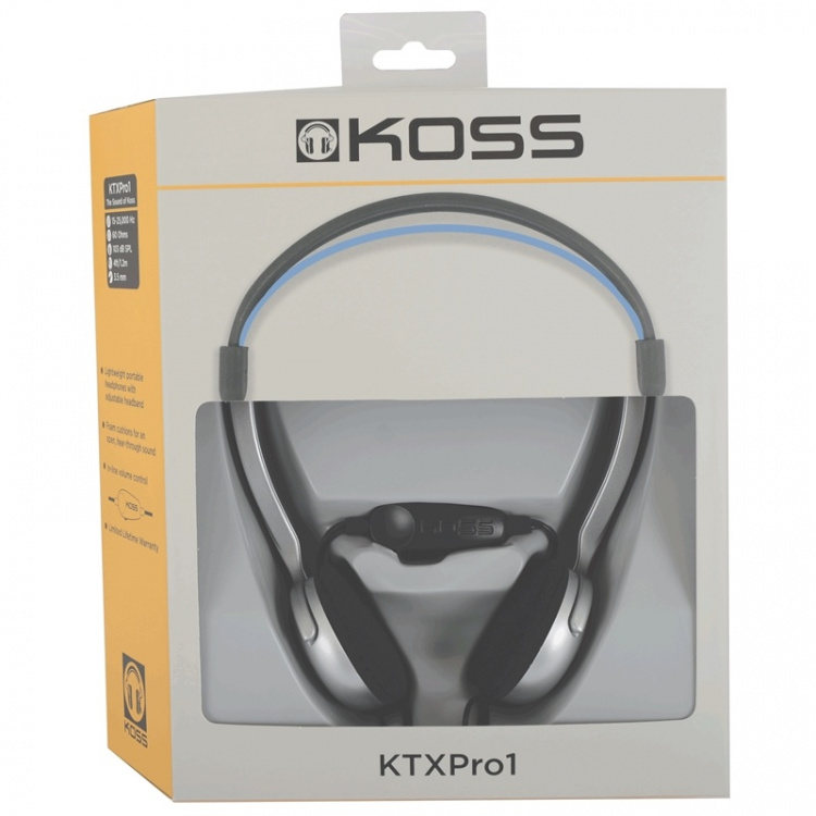 Koss KTX Pro1 On-Ear Silver/White