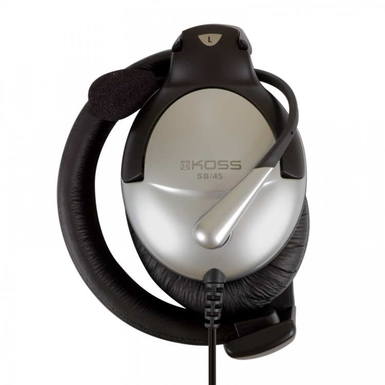 Koss Kuuloke SB45 USB Over-Ear Mic Musta/Hopea Koss Kuuloke SB45 USB Over-Ear Mic Musta/Hopea