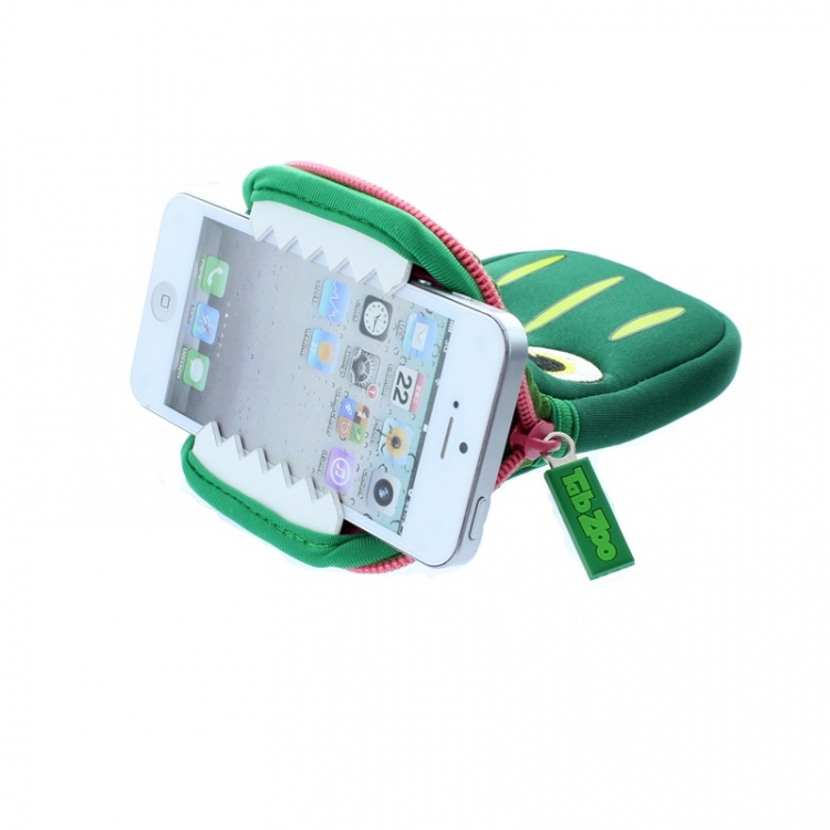 TABZOO Mobilebag Crocodile Universal Green