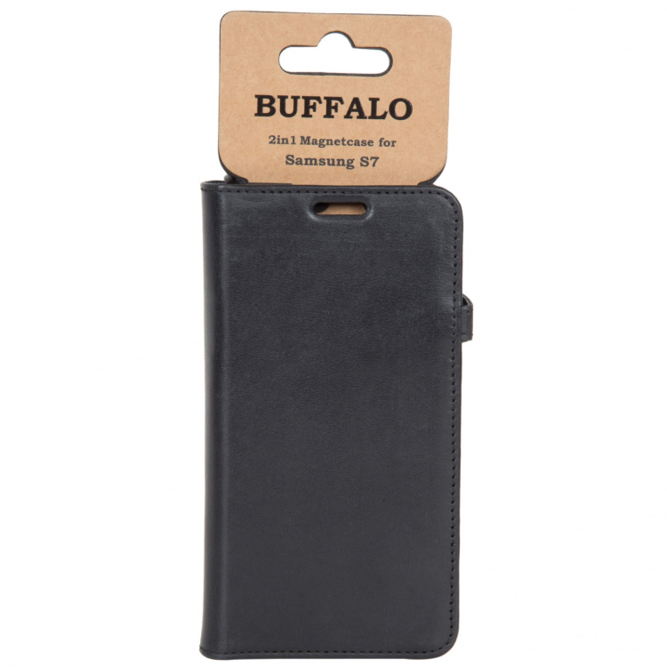 Buffalo Lompakko Samsung S7 Musta