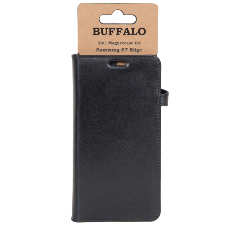 Buffalo Lompakko Samsung S7 Edge Musta
