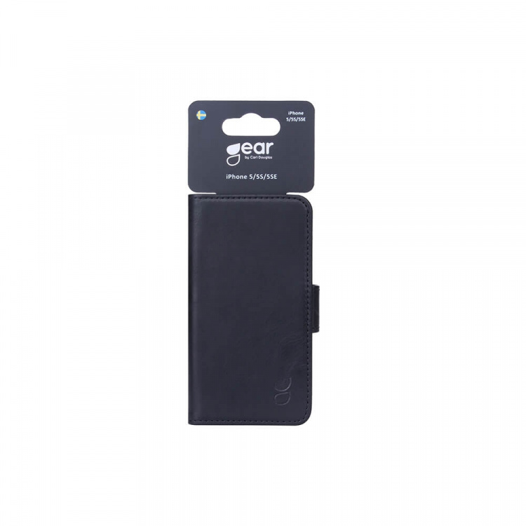 Gear Lompakko Musta - iPhone 5/5S/SE Gear Lompakko Musta - iPhone 5/5S/SE