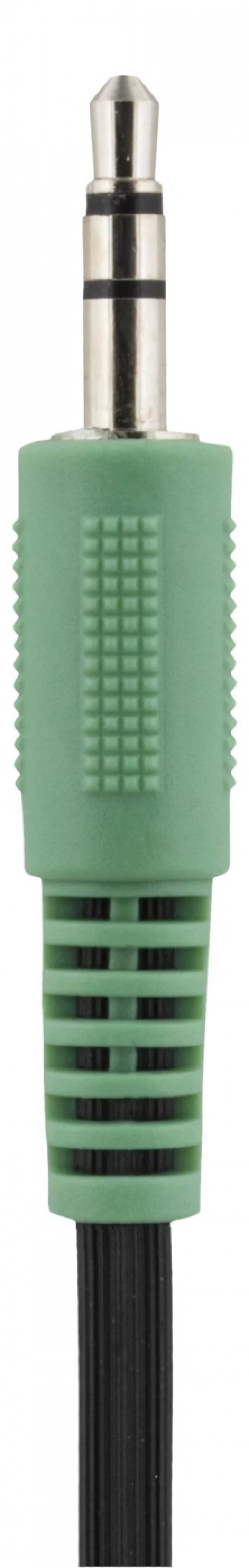 DELTACO suljetut kuulokkeet, äänensäätö, 2,5m kaapeli, musta/kulta