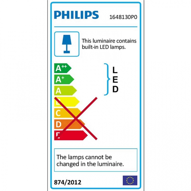 Philips Parterre Piedestal LED 1x8W Sv