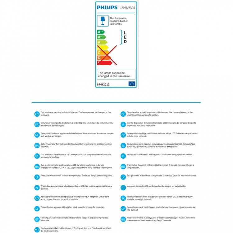 Philips myGarden Macaw LED-seinävalaisin Philips myGarden Macaw LED-seinävalaisin