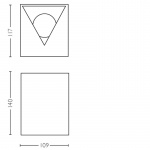 Philips Cistus Vägglampa LED 2x4,5W Philips Cistus Vägglampa LED 2x4,5W