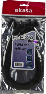 AKASA jakokaapeli 1 > 5 4-pin tuulettimille